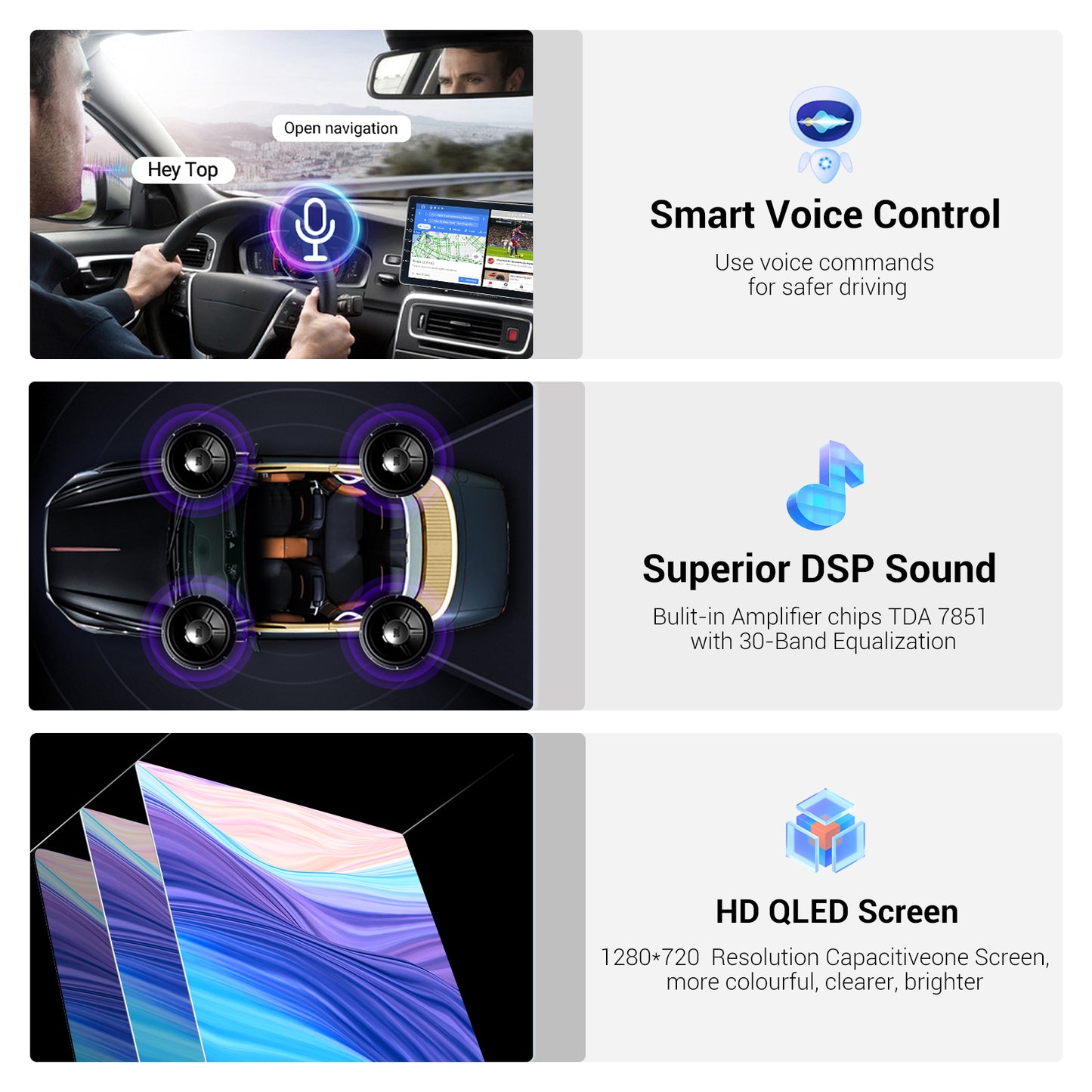 Roadanvi F10 8GB+128GB Tesla Style Car Radio for Chevrolet Chevy Cruze 2008-2016, Wireless Carplay, Android Auto, Car Stereo 9.7" HD Android, Head Unit, QLED Touch Screen,GPS Navigation