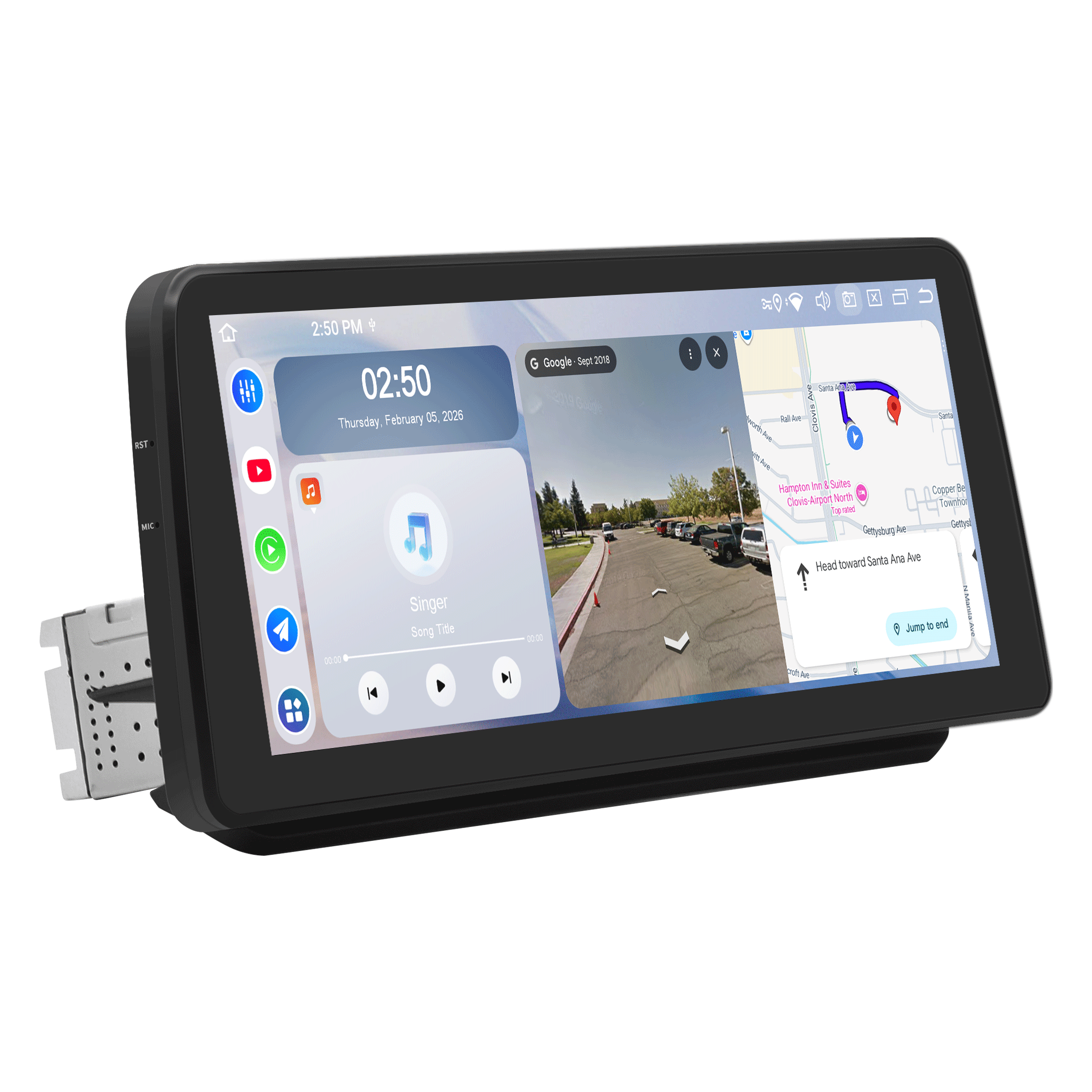 Roadanvi Android 14 6G+128G 12.3" Car Stereo for Toyota RAV4 2019-2022 Wireless Carplay Android Auto Car Radio Bluetooth 5.2 Head Unit QLED 1920x720 Touch Screen DTS GPS Navigation, X14 Series