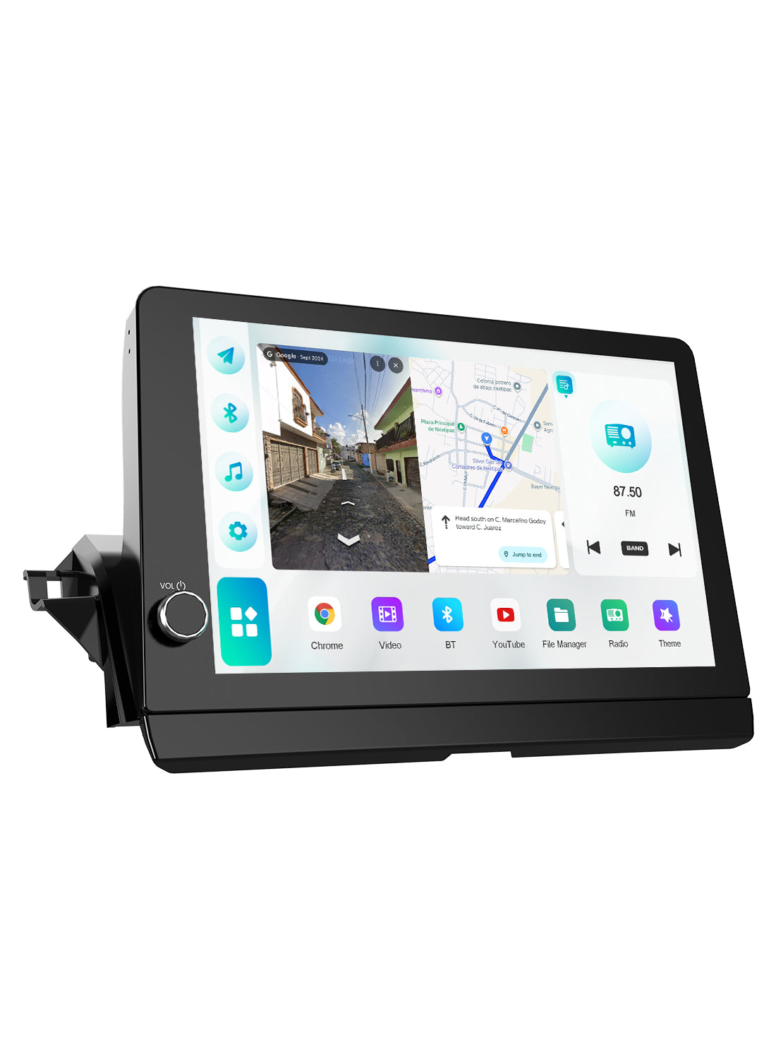 Roadanvi Android 14 6GB+128GB 11.6" Car Stereo for Toyota Camry 2021-2023 Wireless Carplay Android Auto Head Unit GPS Navigation QLED Screen with Knob,X14