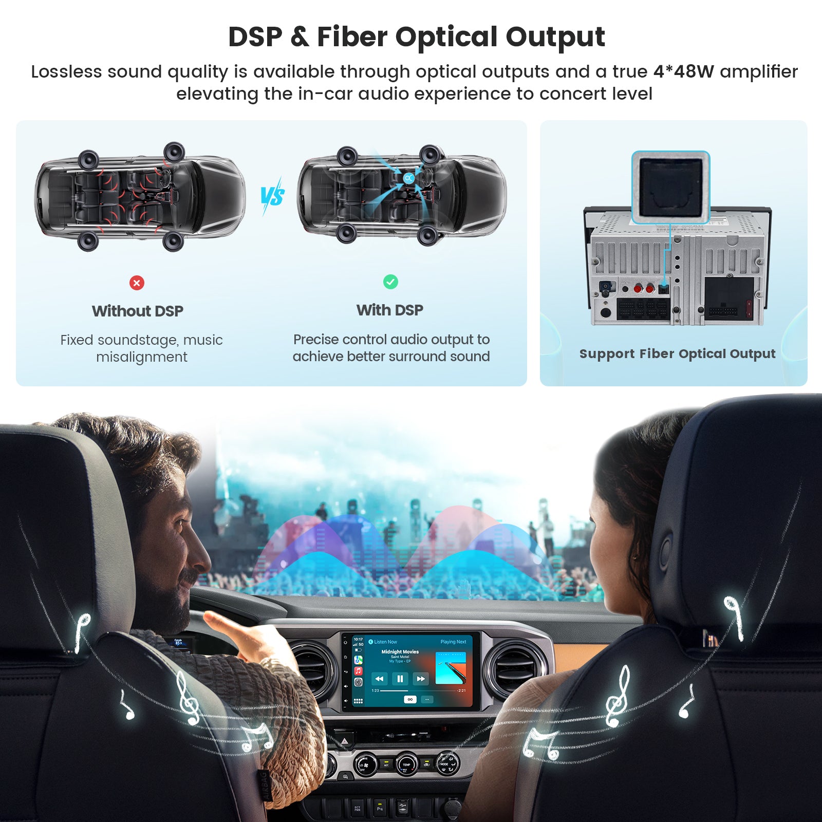 Roadanvi 9" Universal Toyota Car Radio for Tacoma 2016-2019, Corolla 2017-2018, Sienna 2014-2016