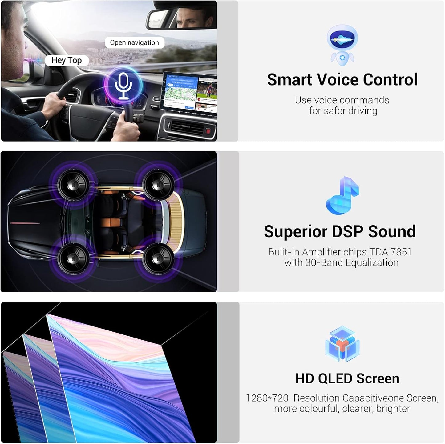 Roadanvi F10 For Toyota Camry 2015 2016 2017 Car Stereo IPS Screen DSP 1280*720 GPS Wifi Apple Carplay 8G RAM +128G ROM Radio