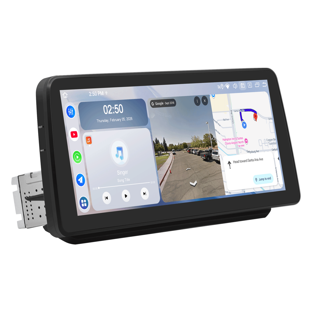 Roadanvi Android 14 6G+128G 12.3" Car Stereo for Toyota RAV4 2019-2022 Wireless Carplay Android Auto Car Radio Bluetooth 5.2 Head Unit QLED 1920x720 Touch Screen DTS GPS Navigation, X14 Series