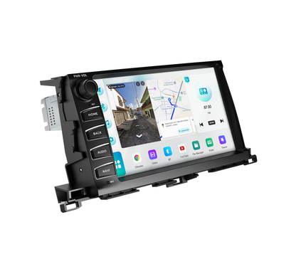 Android 14 6GB+128GB Head Unit for Toyota Highlander 2015-2019, 10.2" Car Stereo Wireless Apple CarPlay & Android Auto 4G LTE WiFi Physical Knobs & Buttons 1280 * 720P QLED Screen X14 Series