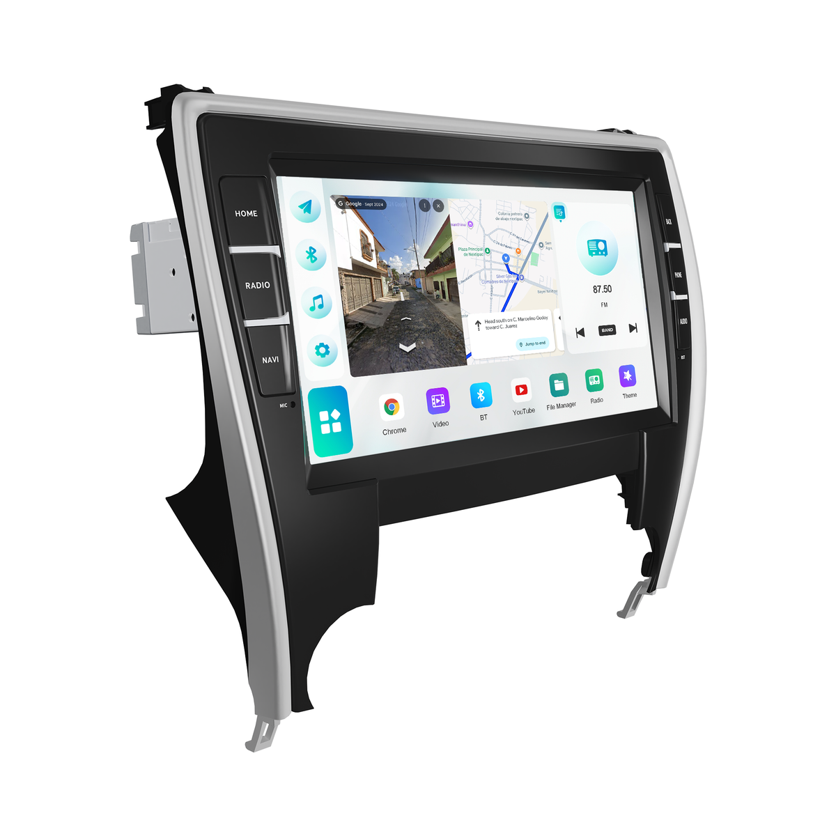 Roadanvi Android 14 6G+128G Car Radio for Toyota Camry 2015 2016 2017 Wireless Carplay Android Auto Car Stereo GPS Navigation WiFi 4G LTE 10.33" QLED Touch Screen Head Unit Bluetooth 5.2 DTS X14