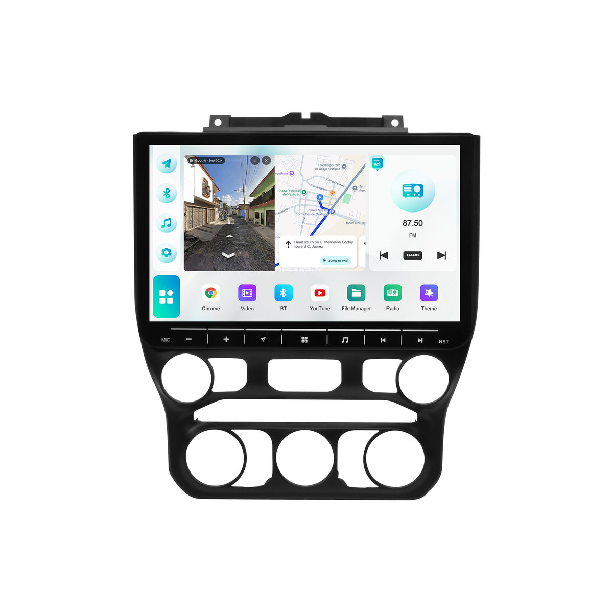 Roadanvi X14 6GB+128GB Car Radio for Dodge RAM AUTO AC 2019-2022 10.2 Inch QLED Screen, Wireless CarPlay, Android Auto, Android 14, Plug and Play Upgrade, 4G LTE/5G WiFi