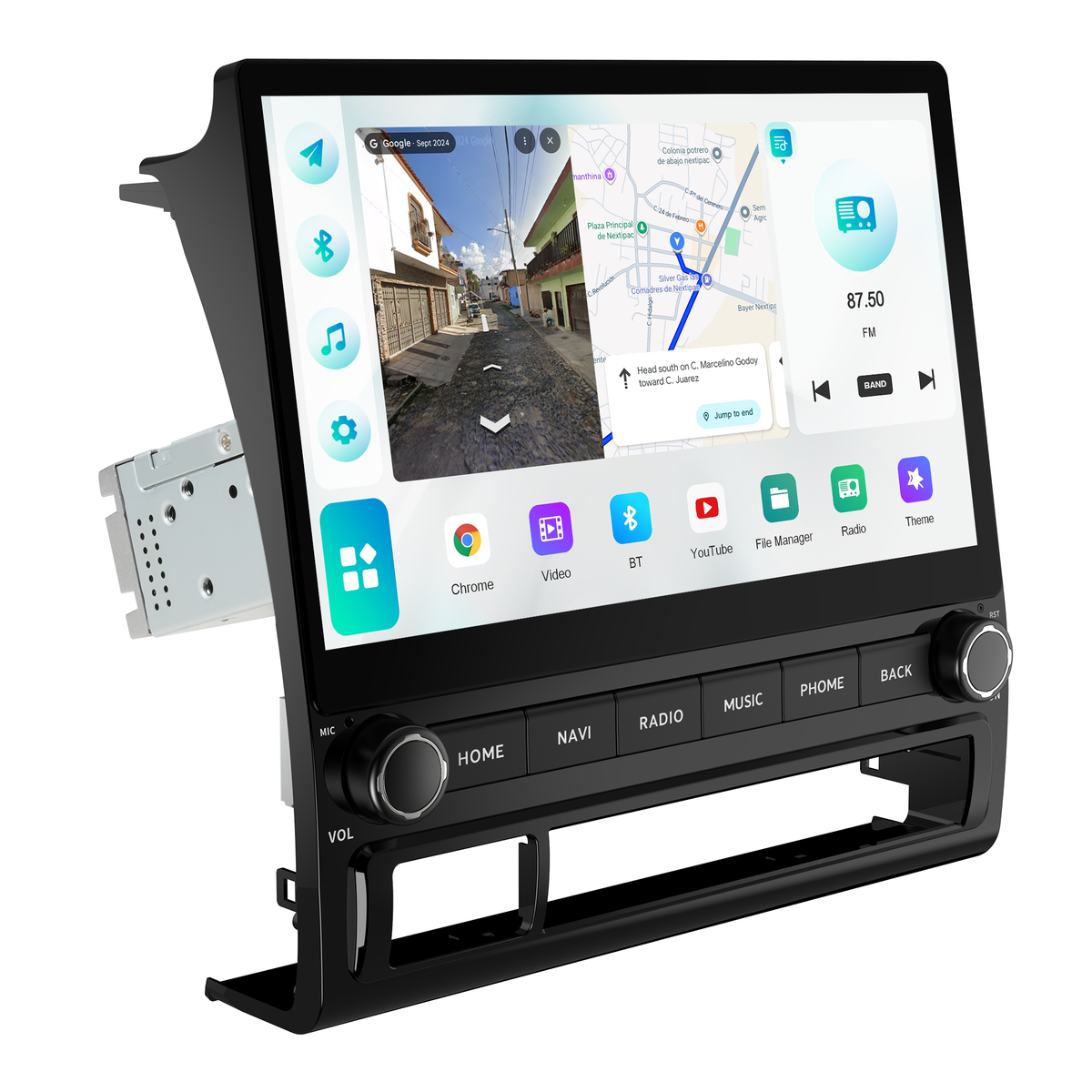 Roadanvi 10.2" Android 14 Car Stereo for 2nd Gen Toyota Tacoma 2005-2015, Wireless Apple CarPlay & Android Auto,6GB RAM 128GB ROM, 5G WiFi 4G LTE, QLED Touchscreen, GPS Navigation, Bluetooth 5.2