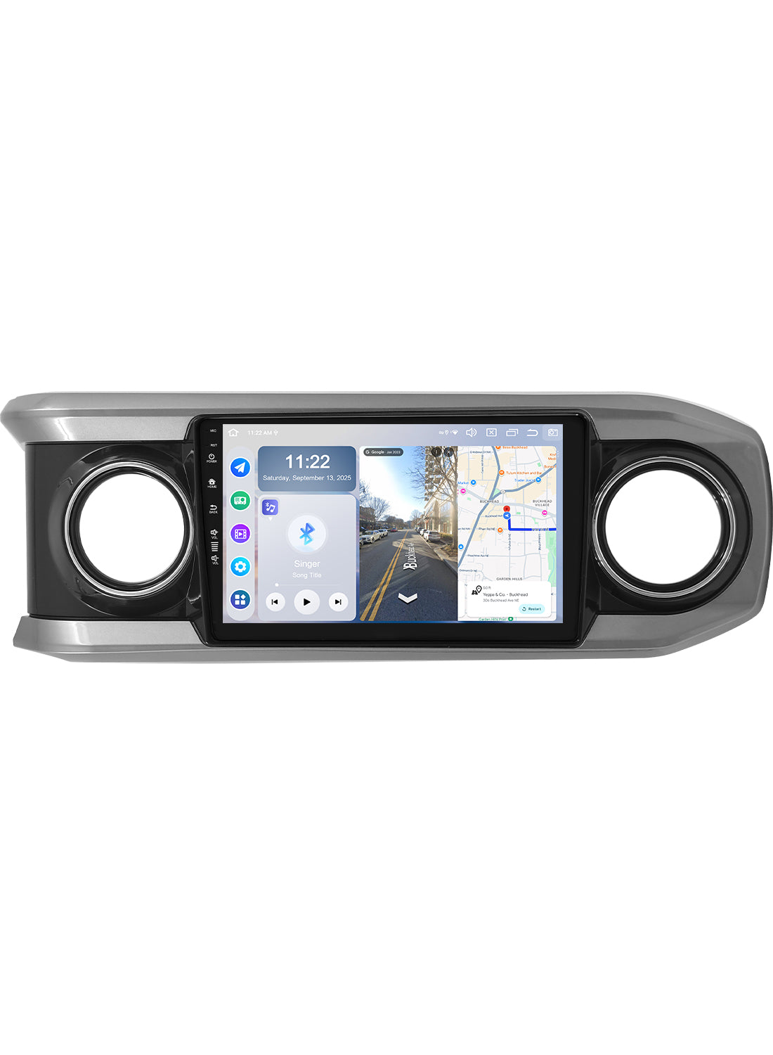 Roadanvi X14 6G+128G Head Unit for Toyota Tacoma 2016-2022 Wireless Apple Carplay & Android Auto, 10.2" Touch Screen Car Stereo, Bluetooth 5.2 GPS Navigation,4G LTE,5G WiFi,DTS Radio
