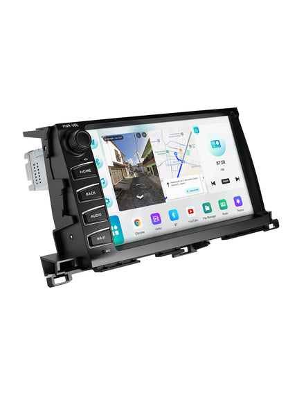 Roadanvi X14 6G+128G 10.2" Car Radio for Toyota Highlander 2015-2019 Wireless Carplay Android Auto Head Unit Car Stereo WiFi 4G LTE GPS Navigation 1280x720 QLED Touch Screen