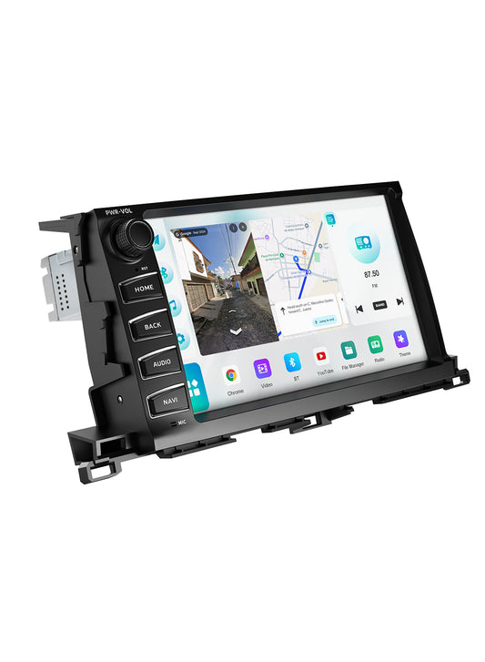 Roadanvi X14 6G+128G 10.2" Car Radio for Toyota Highlander 2015-2019 Wireless Carplay Android Auto Head Unit Car Stereo WiFi 4G LTE GPS Navigation 1280x720 QLED Touch Screen