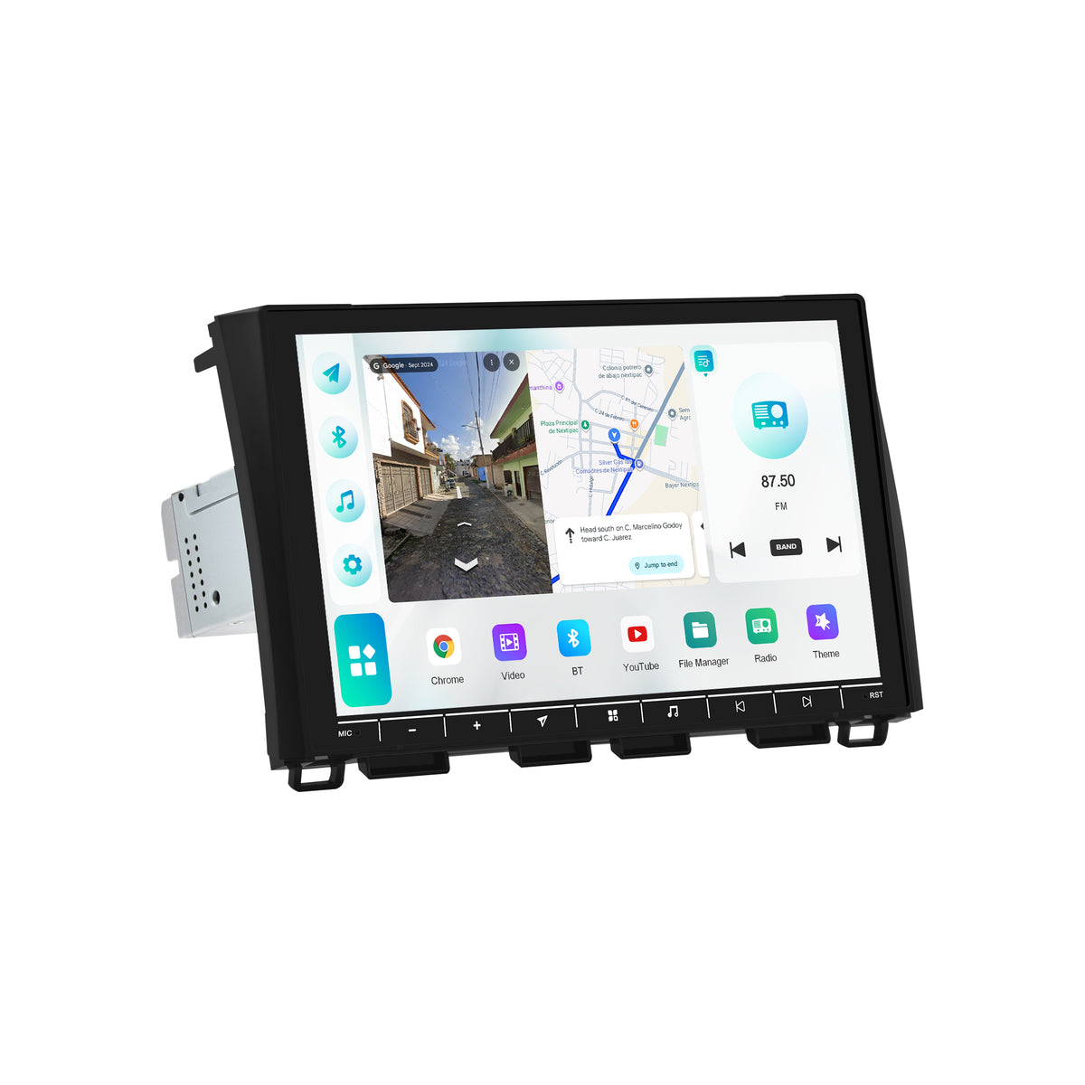 Roadanvi Android 14 Car Stereo for Toyota Tundra 2014-2021, Wireless Apple CarPlay & Android Auto, 6GB RAM 128GB ROM, 5G WiFi/4G LTE, 10.2" QLED Touchscreen Radio, Bluetooth 5.2, X14 GPS Navigation
