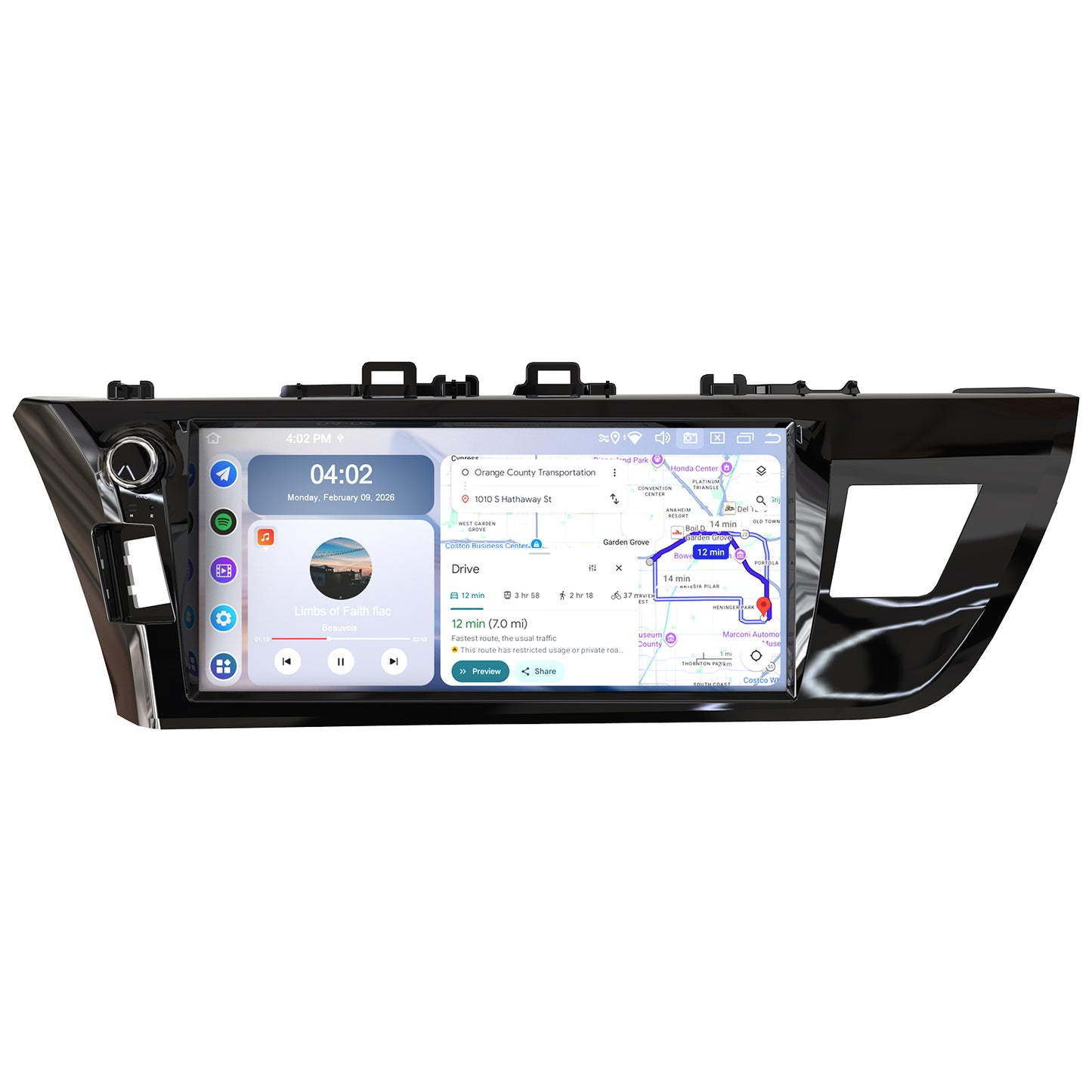 Roadanvi Android 14 6G+128GB 10.33" Car Stereo for Toyota Corolla 2014-2016 Wireless Carplay & Android Auto,Bluetooth 5.2 Head Unit,4G LTE,5G WiFi,QLED Touch Screen Radio,GPS Navigation,X14 Series