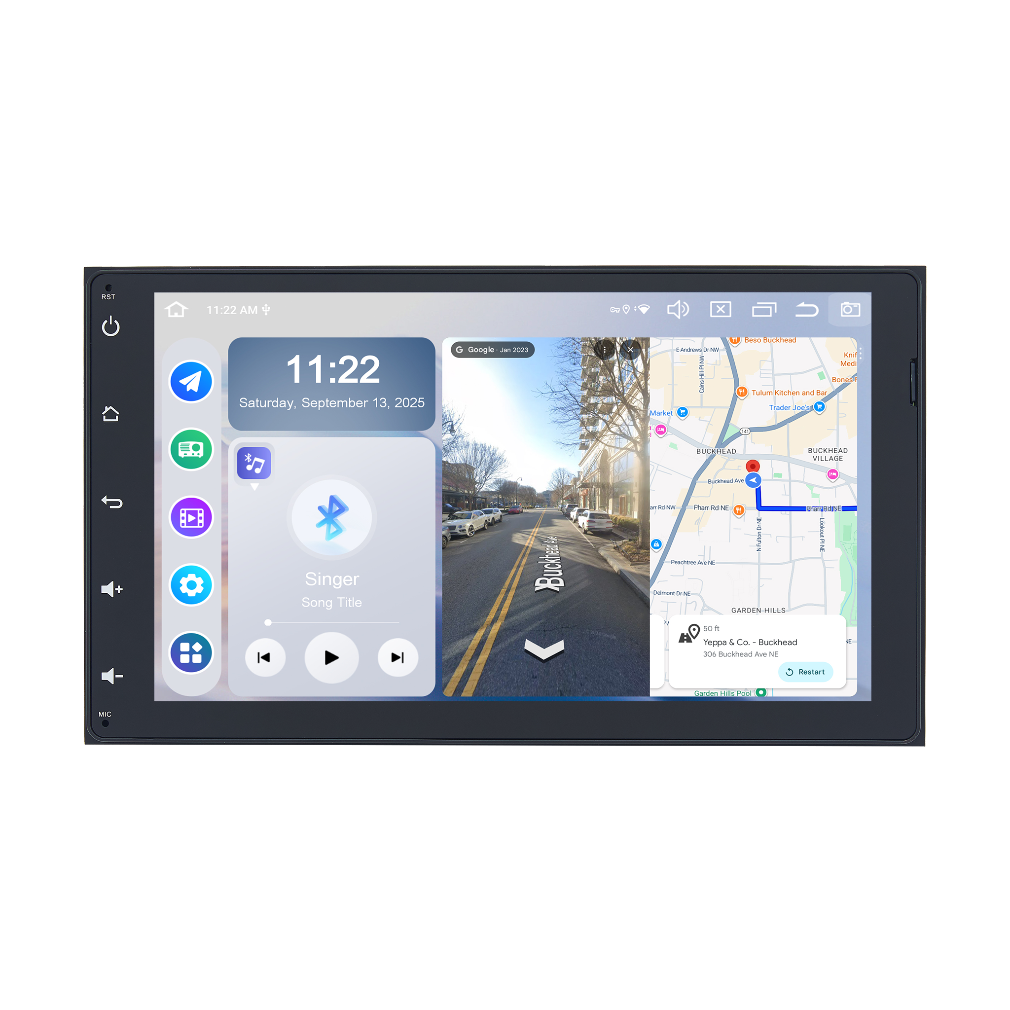 Roadanvi X14 9" Universal Toyota Car Radio for Tacoma 2016-2022, Corolla 2017-2018, Sienna 2014-2016