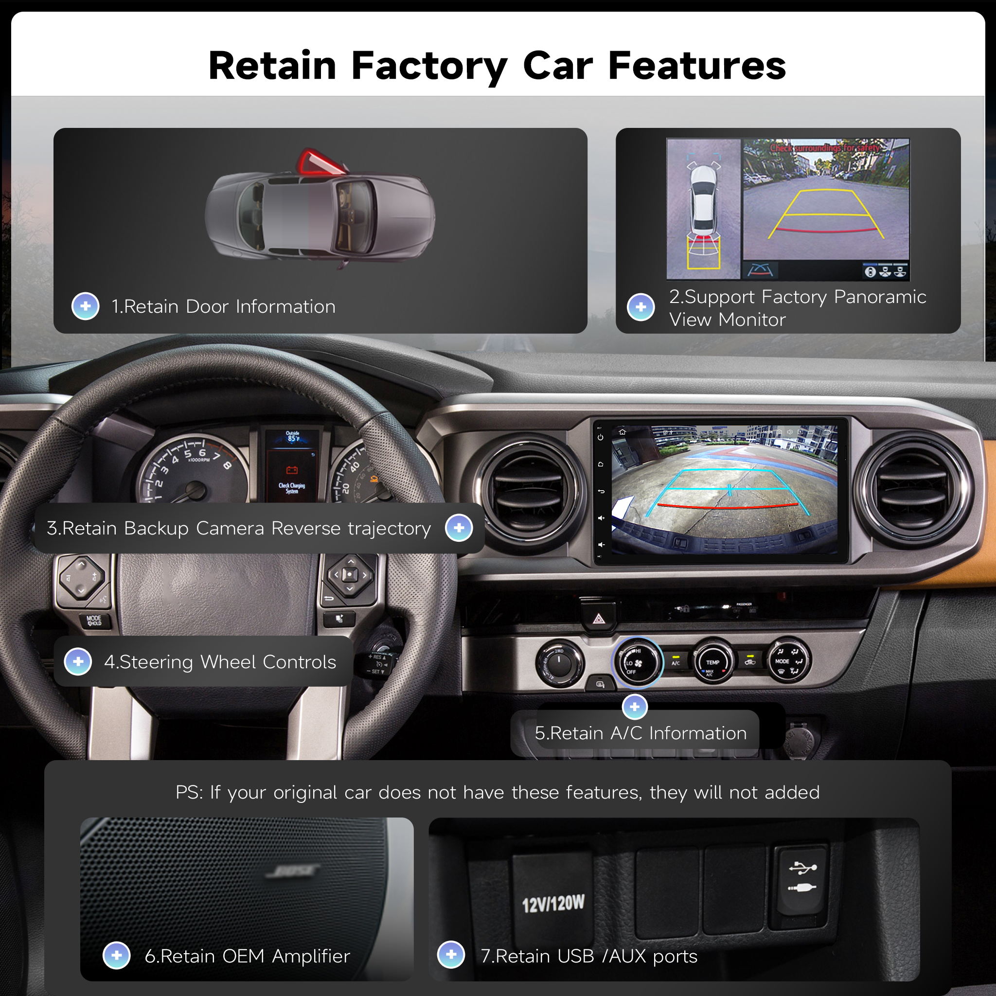 Roadanvi X14 9" Universal Toyota Car Radio for Tacoma 2016-2022, Corolla 2017-2018, Sienna 2014-2016