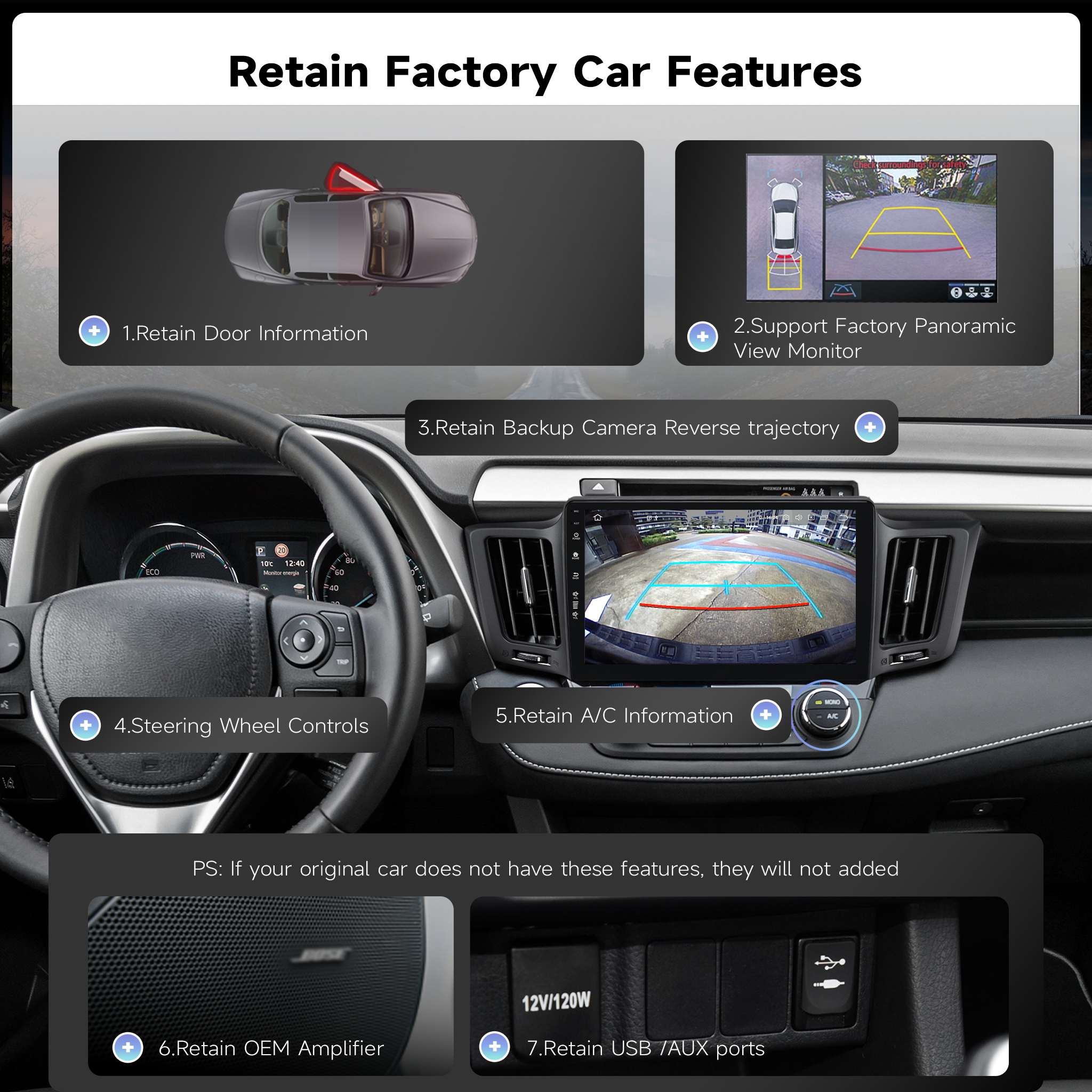 Roadanvi Android 14 10.2" Car Stereo for Toyota RAV4 2013-2018,Wireless Carplay, Android Auto, 6G RAM+128G ROM, Bluetooth 5.2, Head Unit GPS Navigation, QLED Touch Screen, WiFi, and 4G LTE,X14 Series