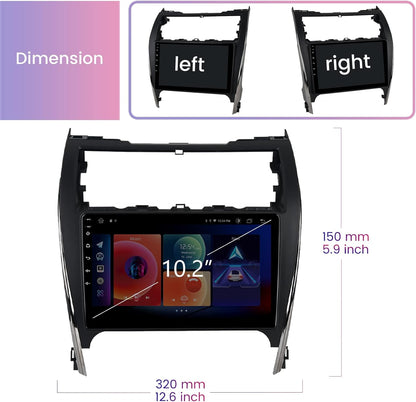 Roadanvi F10 For Toyota Camry 2012 2013 2014 Car Radio Apple Carplay IPS Screen 4*50W USB 4G RAM GPS Navigation