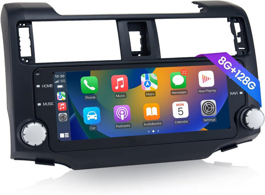 Roadanvi HD 10.25" 8G+128G Android Car Stereo for Toyota 4Runner 2014 2015 2016 2017 2018 2019 Wireless Carplay Android Auto Car Radio GPS Navigation DSP QLED Touch Screen Head Unit