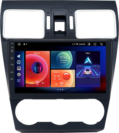 Roadanvi HD 9" Android Car Stereo for Subaru XV Forester WRX 2016 2017 2018 Carplay Android Auto Car Radio 1280x720 IPS Touch Screen GPS Navigation Bluetooth DSP WiFi 4G+64G Head Unit
