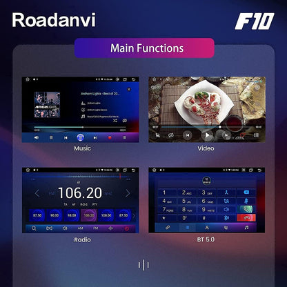 Roadanvi voor Mazda 6 2009 2010 2011 2012 Android Auto Radio Carplay bluetooth 5.0 4GB RAM + 64GB ROM 9 "Touchscreen 1280x720 DAB Wifi Bluetooth Auto GPS Navigatie