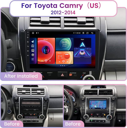 Roadanvi F10 For Toyota Camry 2012 2013 2014 Car Radio Apple Carplay IPS Screen 4*50W USB 4G RAM GPS Navigation