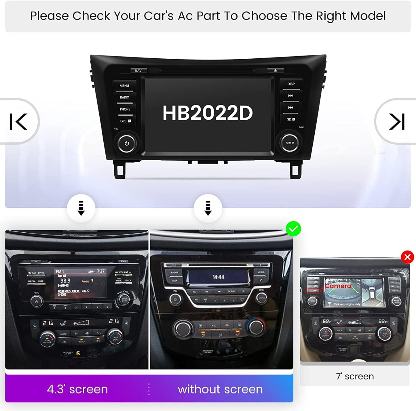 Car Radio for Nissan X-Trail Rogue Qashqai 2014-2018 Android 10 Car Radio Receiver with Wireless Wired Carplay Android Car 8 GB RAM 128 GB 8 Inch ROM IPS Touch Screen 1280 x 720 DSP GPS