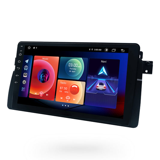 Roadanvi F10 For 1998-2006 BMW E46 Android Auto Radio Carplay bluetooth 5.0 4GB RAM + 64GB ROM 9 "Touchscreen 1280x720 DAB Wifi Bluetooth Auto GPS Navigatie