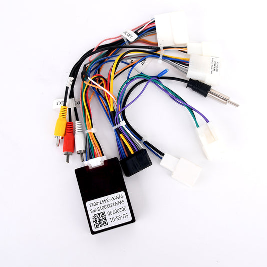 Roadanvi Car Radio Installation CAN-Bus Adapter & Wire Harness For Subaru ,CB076 Canbus Decoder Support SWC Amplifier Backup camera