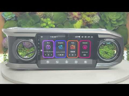 Roadanvi X14 6G+128G Head Unit for Toyota Tacoma 2016-2022 Wireless Apple Carplay & Android Auto, 10.2" Touch Screen Car Stereo, Bluetooth 5.2 GPS Navigation,4G LTE,5G WiFi,DTS Radio