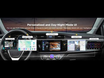 Roadanvi Android 14 6GB+128GB 10.2" Head Unit for Toyota Corolla 2014-2016 Carplay Android Auto Car Radio Bluetooth5.2 WiFi+4G LTE 1280x720 QLED Touch Screen Car Stereo GPS Navigation X14 Series